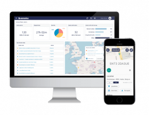 Plataforma TRAKmy interfaz web y móvil