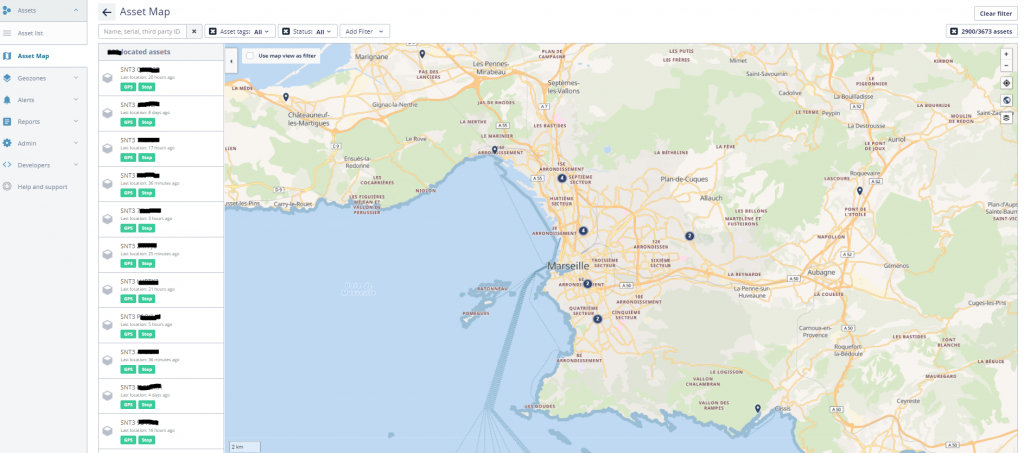 Visibilidad completa de la flota logística con localizador GPS TRAKmy
