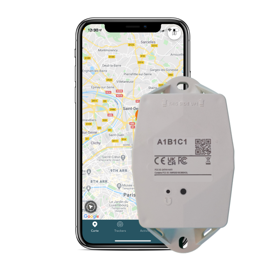 Localizador GPS TRAKmy Maxi con aplicación móvil iOS y Android